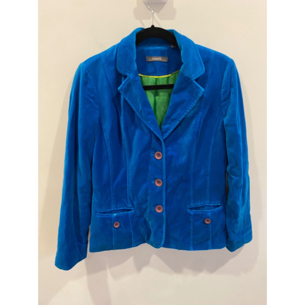 Women's‎ Turquoise Velvet Blazer